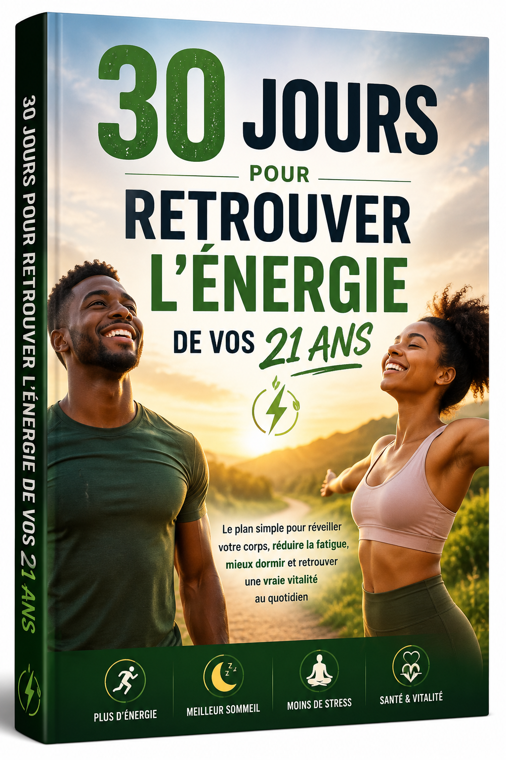 30 Jours pour Retrouver l’Énergie de Vos 21 Ans Sommeil, alimentation, hydratation, mouvement, gestion du stress et magnésium : le plan simple pour réveiller votre vitalité.